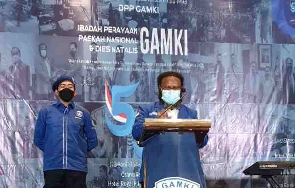 Pidato Ketua Umum DPP GAMKI, Willem Wandik S.Sos., Pada Ibadah Perayaan Paskah dan Dies Natalis GAMKI KE – 59 Tahun 2021, 30 April 2021