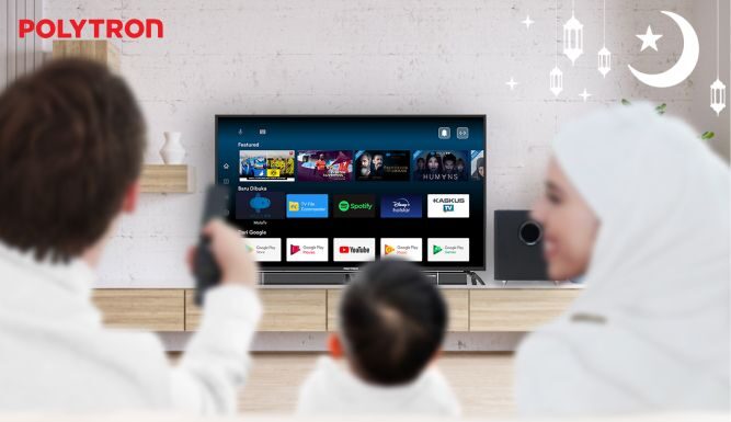 Akhir Pekan Di Rumah Saja? Lebih Seru Dengan Smart Cinemax Soundbar Android 4K Ultra HD Layar Lebar 55 Inci