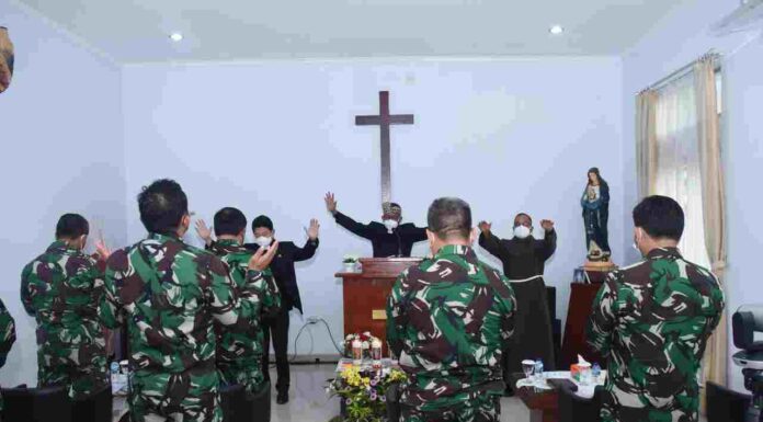 TNI AL Wilayah Jakarta Gelar Perayaan Paskah Gabungan Secara Daring