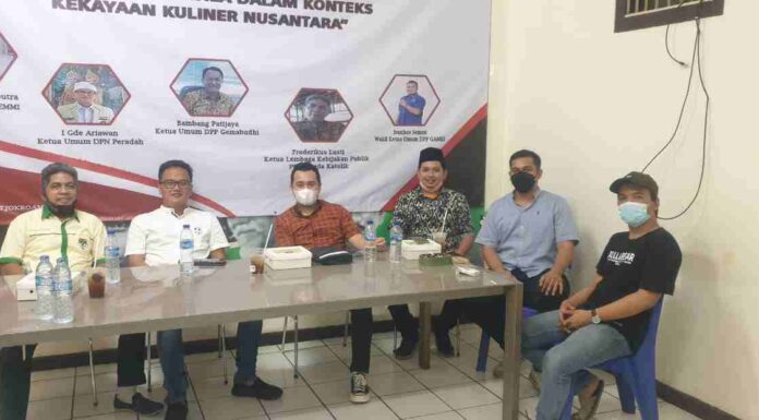 Relawan Pancasila Muda Dukung Pemerintah Promosikan Kuliner Nusantara