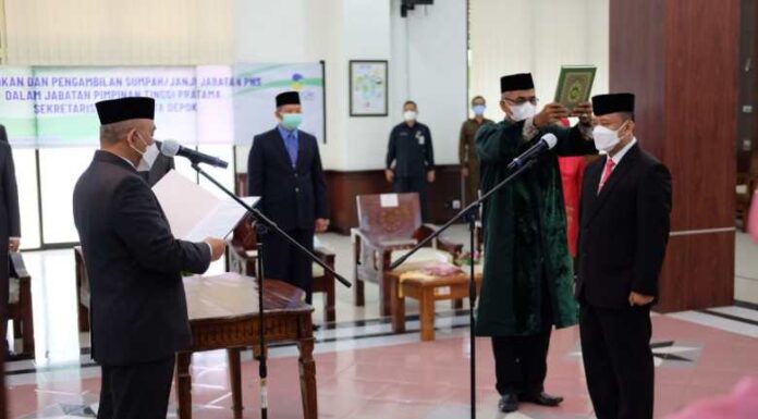 Walikota Depok Lantik Supian Suri Jadi Sekda, FWJ Doakan Semoga Amanah