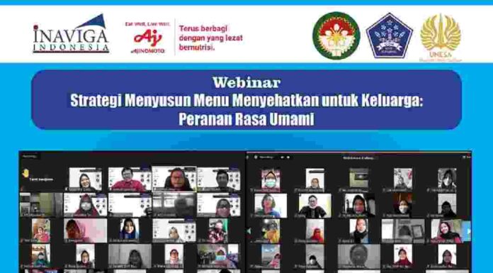 PT AJINOMOTO INDONESIA Inisiasikan Event Webinar: Peran Bumbu Umami Sebagai Strategi Menyusun Menu Sehat bagi Keluarga di Masa PPKM