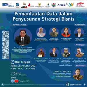 Kementerian PPN/Bappenas bersama Astra Internasional akan Menyelenggarakan Webinar Bertajuk *Pemanfaatan Data dalam Penyusunan Strategi Bisnis” Tanggal 25/08/2021