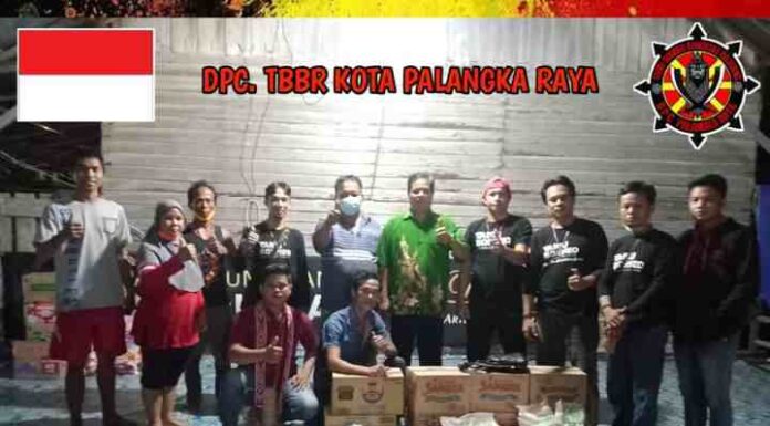AKSI TARIU BORNEO BANGKULE RAJAKNG DPC KOTA PALANGKA RAYA PEDULI KORBAN BENCANA BANJIR