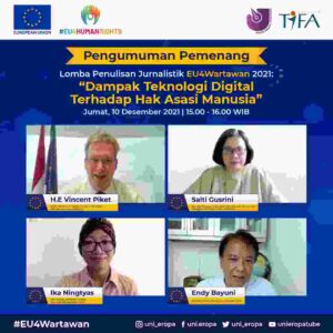 Uni Eropa, AJI dan TIFA Umumkan Pemenang Lomba Penulisan Jurnalistik EU4Wartawan 2021   