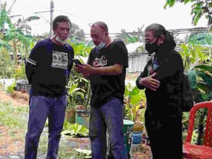 Sabam Maringan Halomoan Sihotang, (Plt Kepala Dinas Ketahanan Pangan, Pertanian & Perikanan (DKP3) Kota Tangerang Selatan) Dialog Terbuka dengan Komunitas Pelaku Usaha Tanaman Hias, Bonsai, Kelor, Anggur.