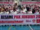 Relawan se-Provinsi Riau Gaungkan Joom Kite Besame Pak Jokowi 2024.