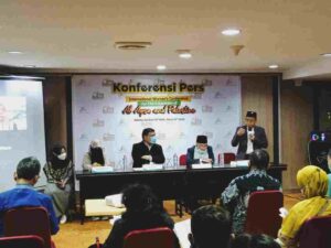 Aqsa Working Group Gelar Konferensi Pers Perempuan Internasional untuk Pembebasan Al-Agsa dan Palestina di Hotel Sofyan Jakarta