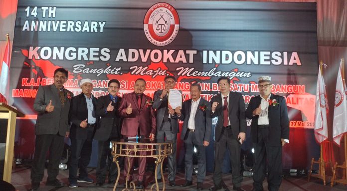 Kongres Advokat Indonesia (KAI) Rayakan HUT ke- 14 dan DEKLARASI KONGRES ADVOKAT INDONESIA