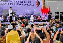 Ribuan Petani Bahagia, Gema Perhutanan Sosial Pastikan Berdiri dan Bersatu Di Belakang Presiden Jokowi