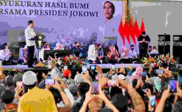 Ribuan Petani Bahagia, Gema Perhutanan Sosial Pastikan Berdiri dan Bersatu Di Belakang Presiden Jokowi