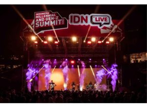 Kemeriahan Hari Terakhir Indonesia Millennial Gen-Z Summit 2023 Bersama Fiersa Besari di Area Festival.