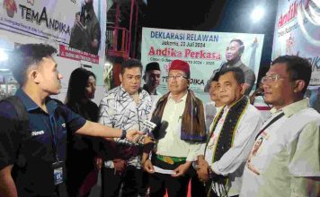 Ratusan anggota Relawan TemAndika Deklarasi Dukung Putra Terbaik Andika Perkasa Untuk Calon Gubernur Daerah Khusus Jakarta 2024-2029